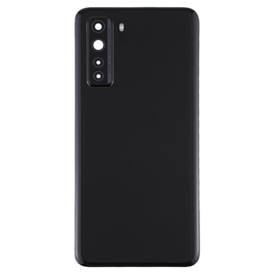 Original Battery Back Cover with Camera Lens Cover for Huawei P40 Lite 5G / Nova 7 SE(Black) by buy2fix
