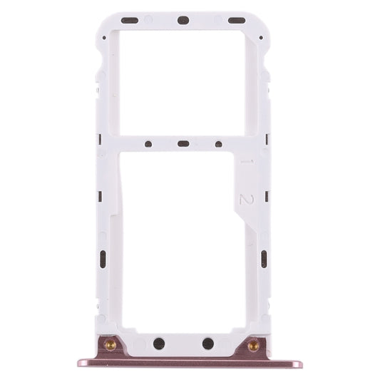 2 SIM Card Tray / Micro SD Card Tray for Xiaomi Redmi 5 Plus(Rose Gold) by buy2fix