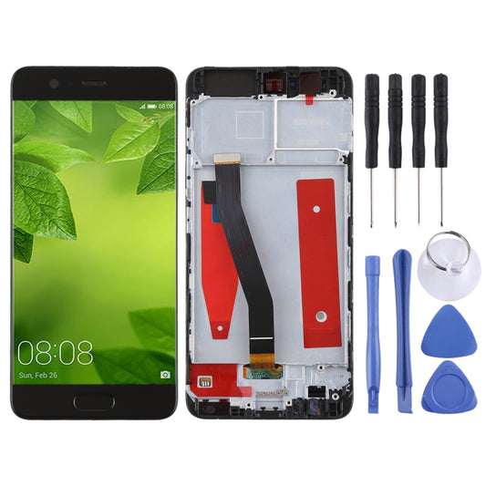 OEM LCD Screen for Huawei P10 Digitizer Full Assembly with Frame(Black) by buy2fix
