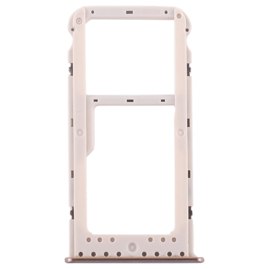 SIM Card Tray + SIM Card Tray / Micro SD Card Tray for Huawei Honor V9 Play (Gold) by buy2fix