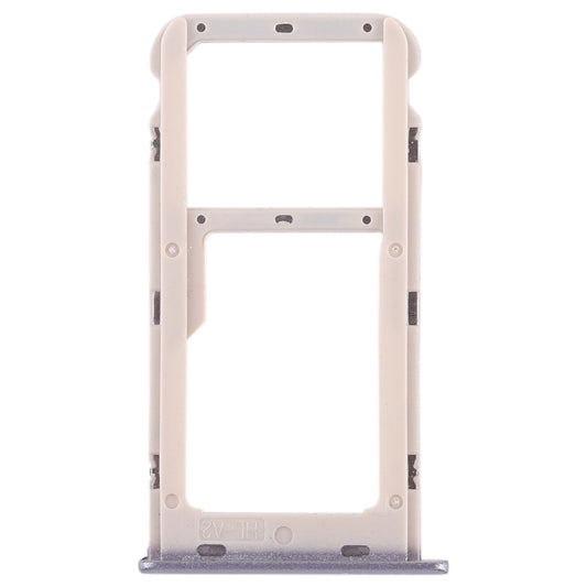SIM Card Tray + SIM Card Tray / Micro SD Card Tray for Huawei Honor 6A (Grey) by buy2fix