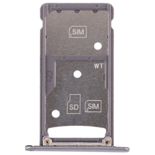 2 SIM Card Tray / Micro SD Card Tray for Huawei Enjoy 6 / AL00(Grey) by buy2fix