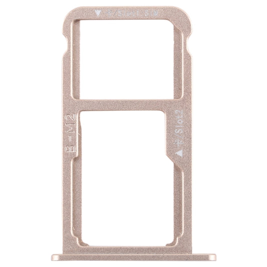 SIM Card Tray + SIM Card Tray / Micro SD Card for Huawei G9 Plus (Gold) by buy2fix