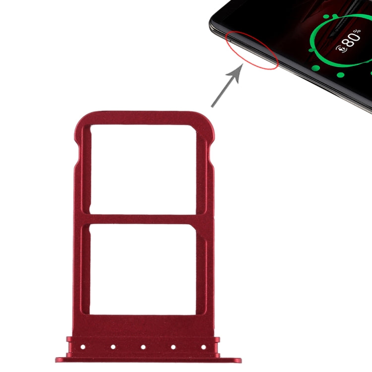 SIM Card Tray + SIM Card Tray for Huawei Mate RS Porsche Design (Red) by buy2fix