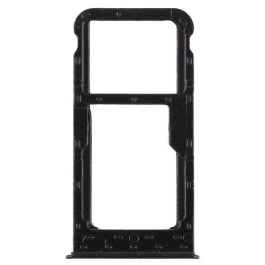 SIM Card Tray + SIM Card Tray / Micro SD Card for Huawei P smart (Enjoy 7S) (Black) by buy2fix