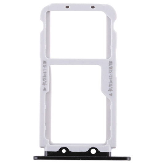 SIM Card Tray + SIM Card Tray / Micro SD Card for Huawei Honor View 10 / V10(Black) by buy2fix