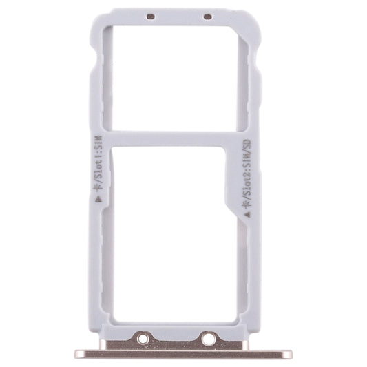 SIM Card Tray + SIM Card Tray / Micro SD Card for Huawei Honor View 10 / V10(Gold) by buy2fix