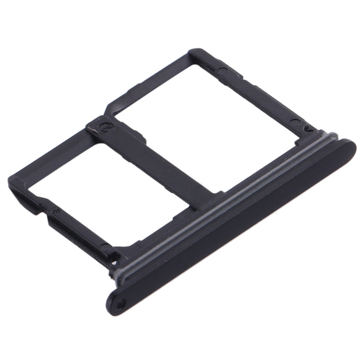 Nano SIM Card Tray + Micro SD Card Tray for LG Stylo 4 / Q Stylus Q710 / LM-Q710CS / LM-Q710MS / LM-Q710ULS / LM-Q710ULM / LM-Q710TS / LM-Q710WA (Black) by buy2fix