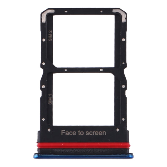 SIM Card Tray + SIM Card Tray for Xiaomi Mi 10 Lite 5G (Blue) by buy2fix