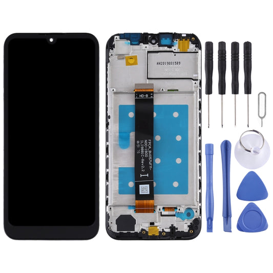 OEM LCD Screen for Huawei Y5 (2019) Digitizer Full Assembly with Frame(Black) by buy2fix