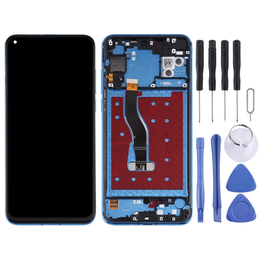 OEM LCD Screen for Huawei Nova 4 Digitizer Full Assembly with Frame(Blue) by buy2fix