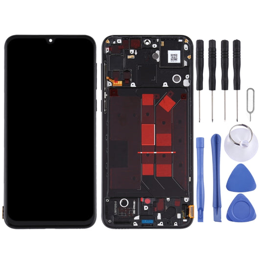 Original OLED LCD for Huawei Nova 5 Digitizer Full Assembly with Frame(Black) by buy2fix