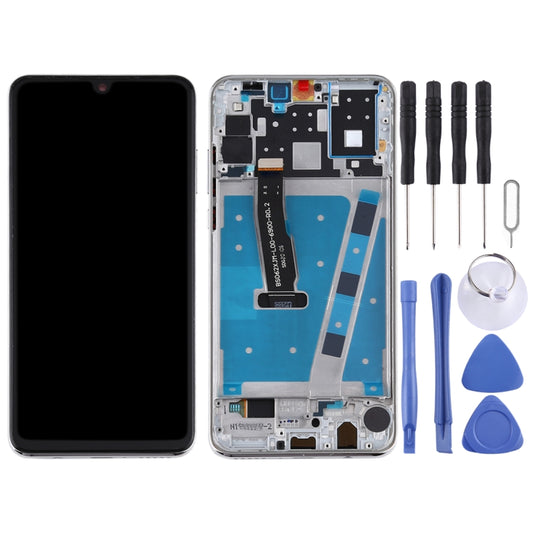 OEM LCD Screen for Huawei P30 Lite (RAM 4G / Standard Version) Digitizer Full Assembly with Frame(White) by buy2fix
