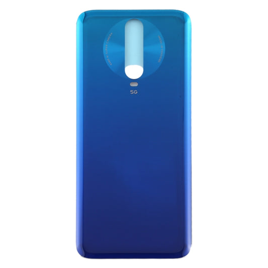 Glass Material Battery Back Cover for Xiaomi Redmi K30 5G(Blue) by buy2fix
