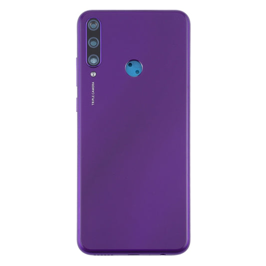 Original Battery Back Cover with Camera Lens Cover for Huawei Y6p(Purple) by buy2fix