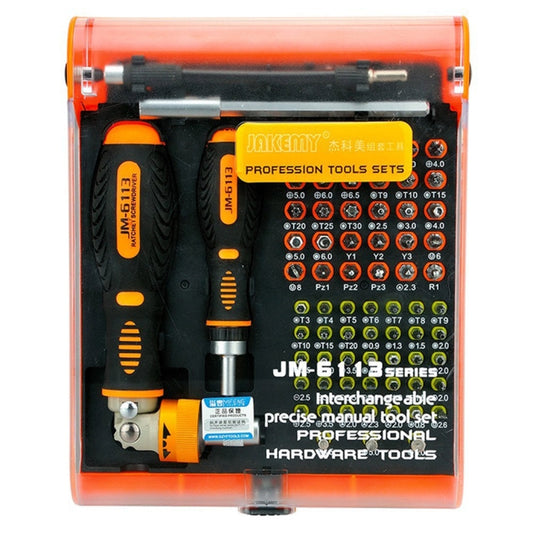 JAKEMY JM-6113 73 in 1 Household Hardware Screwdriver Repair Tool Set by JIAFA