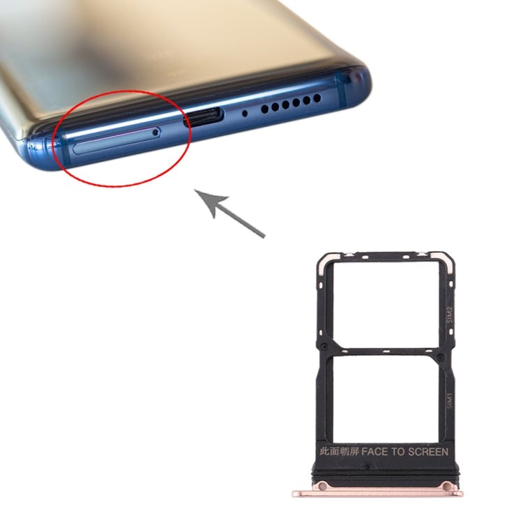 SIM Card Tray + SIM Card Tray for Xiaomi Mi 10(Gold) by buy2fix