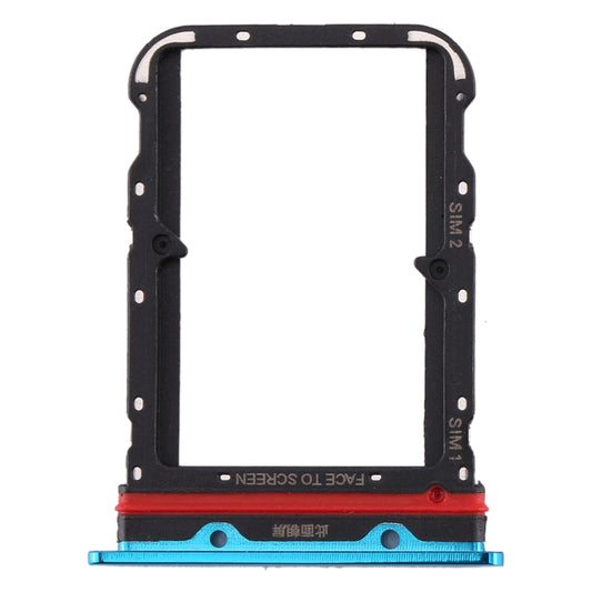 SIM Card Tray + SIM Card Tray for Xiaomi Mi 10(Blue) by buy2fix