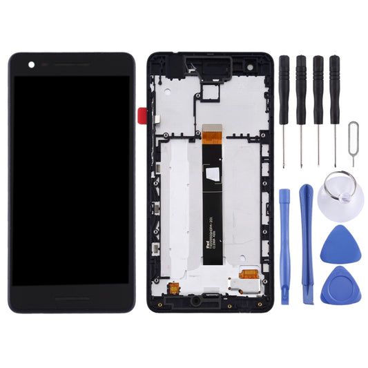TFT LCD Screen for Nokia 2.1 Digitizer Full Assembly with Frame (Black) by buy2fix