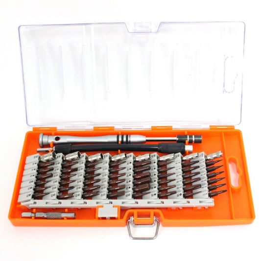 60 in 1 S2 Tool Steel Precision Screwdriver Nutdriver Bit Repair Tools Kit(Orange) by buy2fix