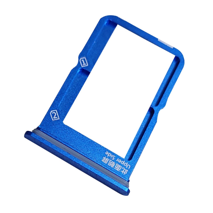 For Vivo iQOO SIM Card Tray + SIM Card Tray (Blue) by buy2fix