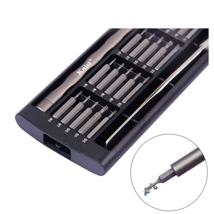 Kaisi K-3022B 22 in1 High Precision Screwdriver Set Magnetic Screwdriver Bits by Kaisi