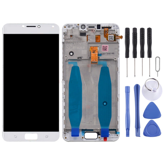 OEM LCD Screen for Asus Zenfone 4 Max ZC554KL X00ID Digitizer Full Assembly with Frame(White) by buy2fix