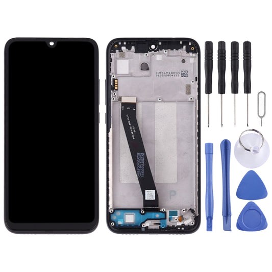 TFT LCD Screen for Xiaomi Redmi 7 Digitizer Full Assembly with Frame(Black) by buy2fix