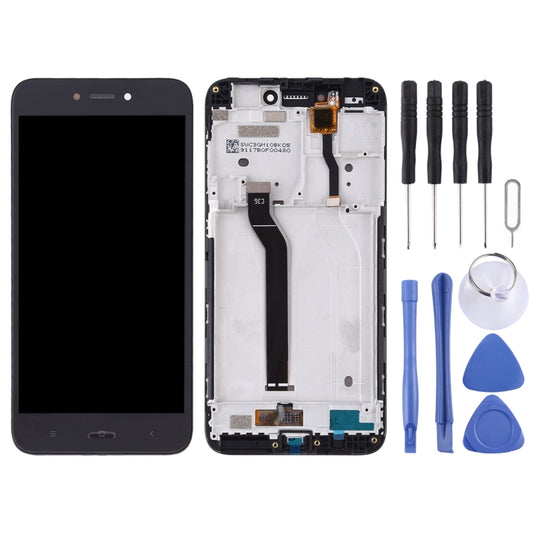TFT LCD Screen for Xiaomi Redmi Go Digitizer Full Assembly with Frame(Black) by buy2fix