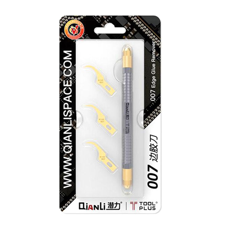 QIANLI 007 Multifunctioal CPU IC Glue Remover Knife Thin Blade Motherboard BGA Chip Glue Cleaning Knife by QIANLI