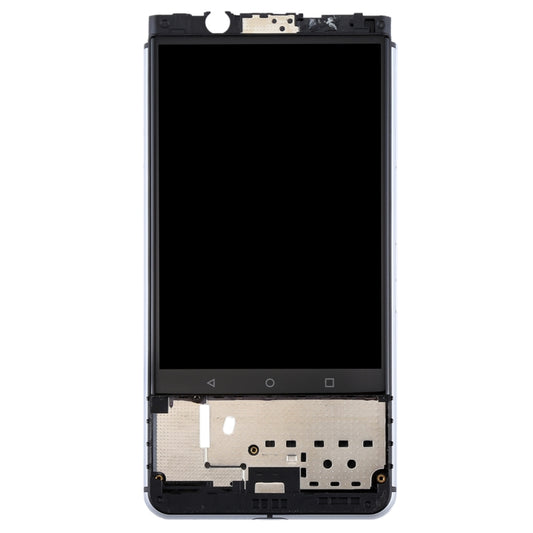 OEM LCD Screen for BlackBerry Keyone Digitizer Full Assembly with Frame(Silver) by buy2fix