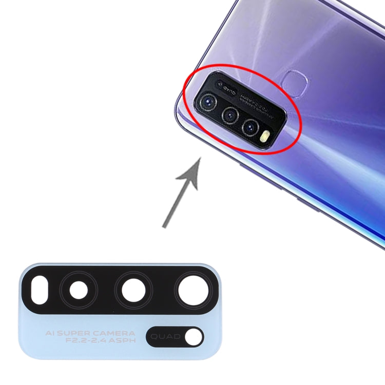 For Vivo Y50 1935, V1965A / Vivo Y30 1938 10pcs Back Camera Lens (Baby Blue) by buy2fix