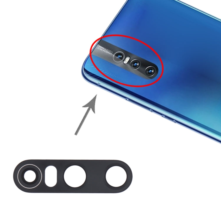For Vivo X27 10pcs Back Camera Lens (Black) by buy2fix
