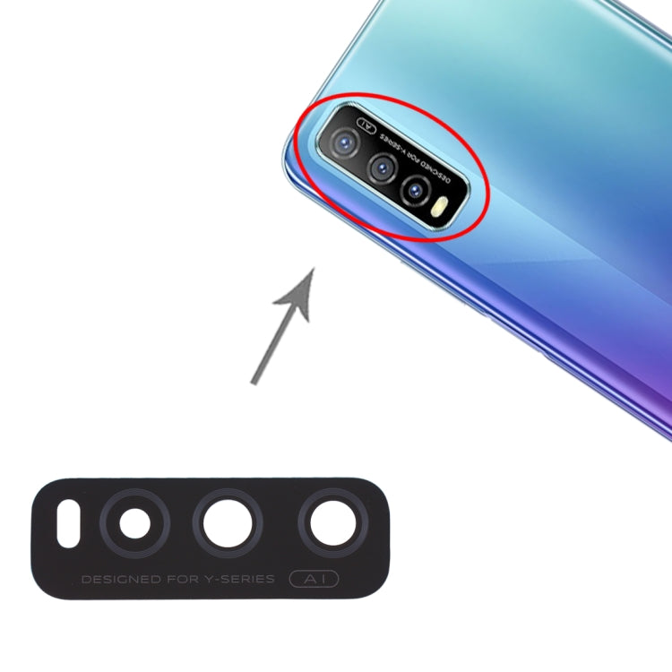 For Vivo Y70s 10pcs Back Camera Lens by buy2fix