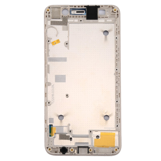For Huawei Y6 / Honor 4A Front Housing LCD Frame Bezel Plate(Gold) by buy2fix
