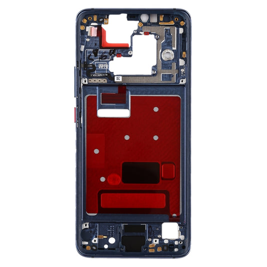 Front Housing LCD Frame Bezel Plate with Side Keys for Huawei Mate 20 Pro(Blue) by buy2fix