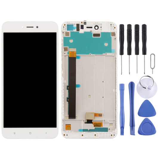TFT LCD Screen for Xiaomi Redmi Note 5A Digitizer Full Assembly with Frame(White) by buy2fix