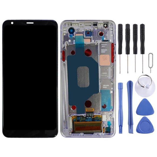 TFT LCD Screen for LG Stylo 4 / Q Stylo 4 / Q710 / Q710MS / Q710CS Digitizer Full Assembly with Frame(Pink) by buy2fix