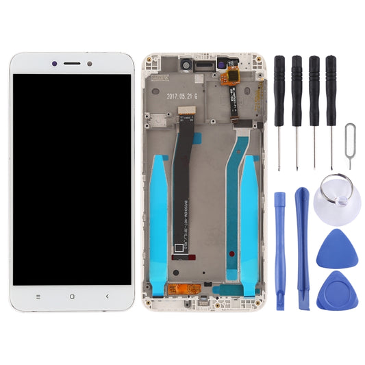 TFT LCD Screen for Xiaomi Redmi 4X Digitizer Full Assembly with Frame(White) by buy2fix