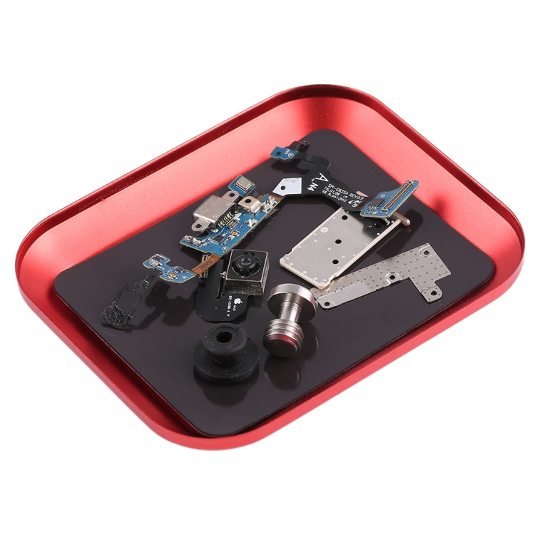 Aluminium Alloy Screw Tray Phone Repair Tool(Red) by buy2fix