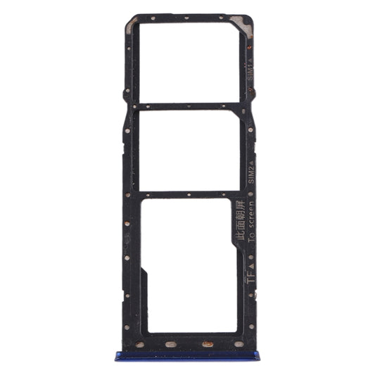 For OPPO Realme 3 SIM Card Tray + SIM Card Tray + Micro SD Card Tray (Blue) by buy2fix