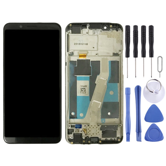 TFT LCD Screen for OPPO A83 Digitizer Full Assembly with Frame (Black) by buy2fix