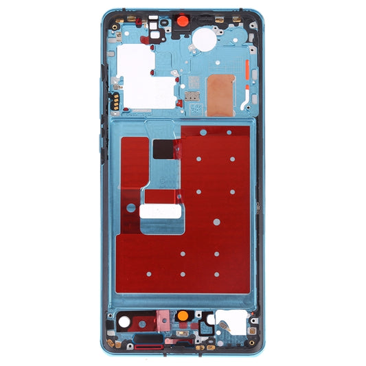Front Housing LCD Frame Bezel Plate with Side Keys for Huawei P30 Pro(Twilight) by buy2fix