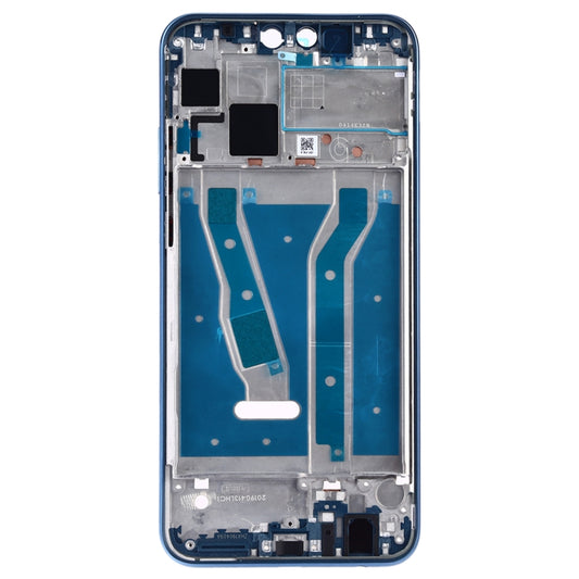 Front Housing LCD Frame Bezel Plate with Side Keys for Huawei Y9 (2019)(Blue) by buy2fix