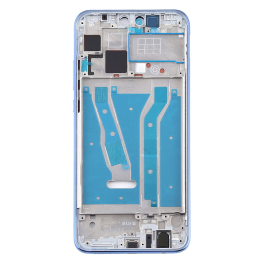 Front Housing LCD Frame Bezel Plate with Side Keys for Huawei Y9 (2019)(Silver) by buy2fix