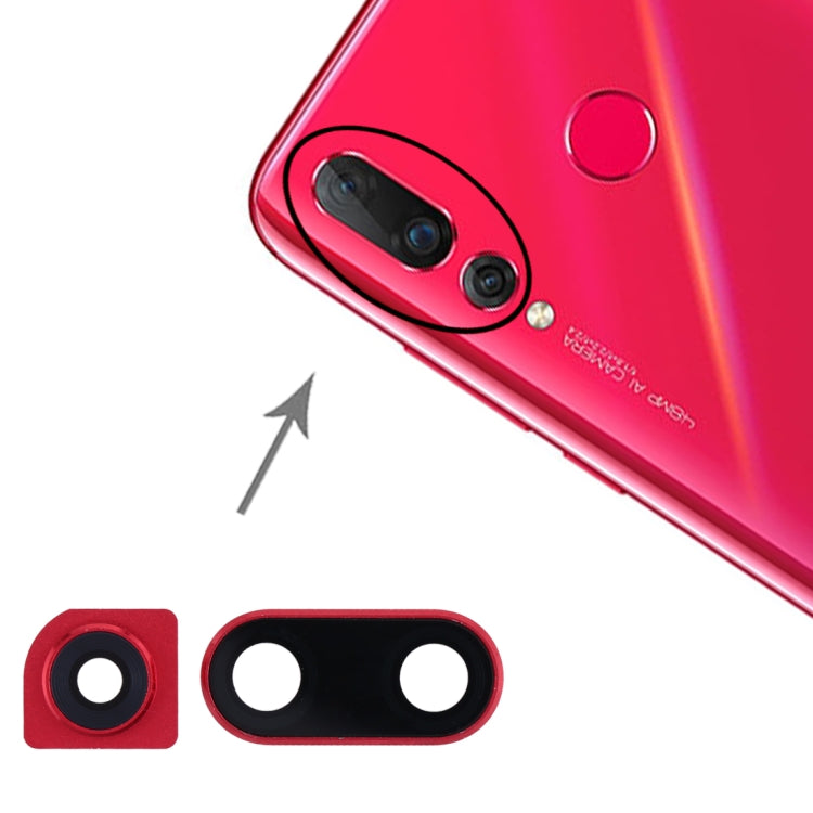 For Huawei Nova 4 Camera Lens Cover (Red) by buy2fix