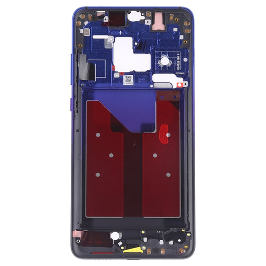 Front Housing LCD Frame Bezel Plate with Side Keys for Huawei Mate 20(Twilight Blue) by buy2fix