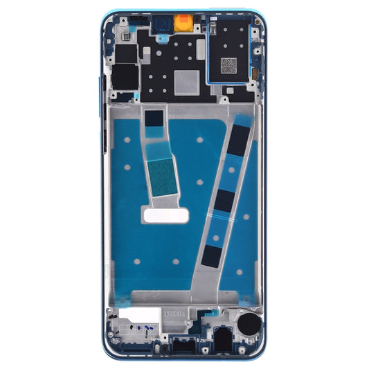 Front Housing LCD Frame Bezel Plate with Side Keys for Huawei P30 Lite(Blue) by buy2fix