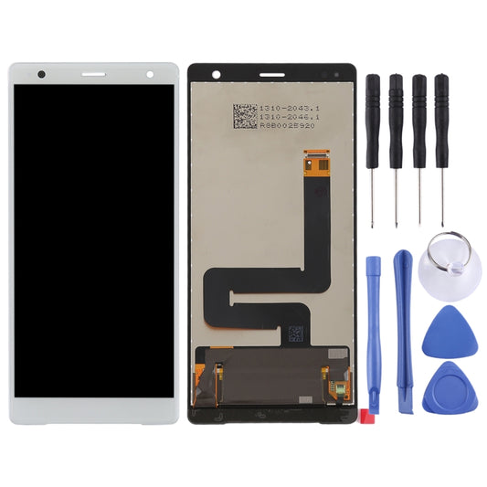 Original LCD Screen for Sony Xperia XZ2 with Digitizer Full Assembly(White) by buy2fix