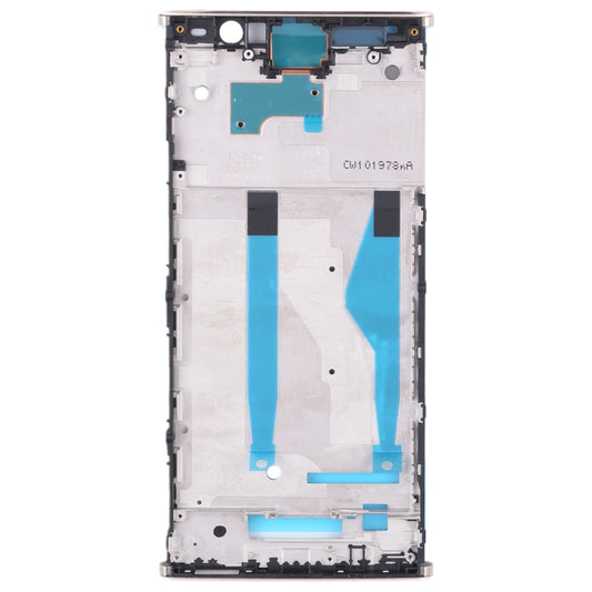Front Housing LCD Frame Bezel for Sony Xperia XA2 Plus(Gold) by buy2fix